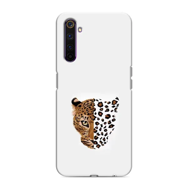 Чехол с рисунком «Леопард на белом» для Realme 6 Pro Чехол с рисунком «Леопард на белом» для Realme 6 Pro