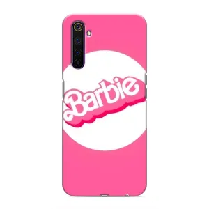 Силиконовый Чехол Барби Фильм на Realme 6 Pro (Лого Барби)