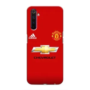 Силиконовые Чехлы принт Футбол на Realme 6 Pro (Man United)