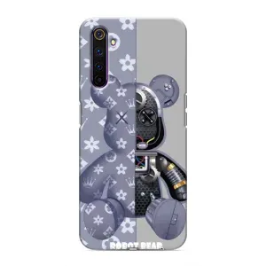 Силиконовый чехол для Realme 6 Pro (Медведь Louis Vuitton)