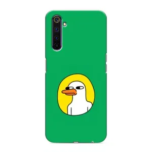 Бампер с принтом Мемы для Realme 6 Pro (Мем Утка)