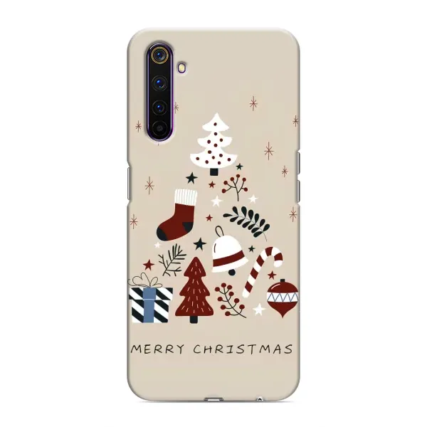 Чехол с рисунком «Merry Christmas» для Realme 6 Pro Чехол с рисунком «Merry Christmas» для Realme 6 Pro