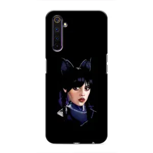 Чехлы с принтом Уэнсдей на Realme 6 Pro (Милая Уэнсдей)