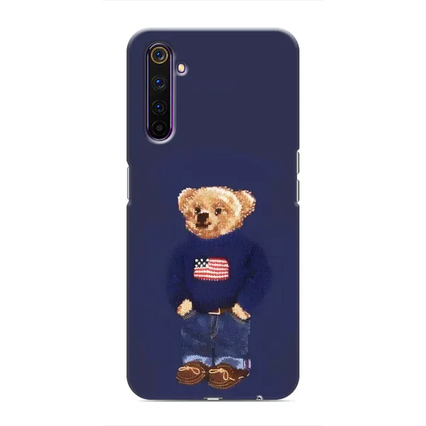 Чехол с рисунком «Мишка USA» для Realme 6 Pro Чехол с рисунком «Мишка USA» для Realme 6 Pro