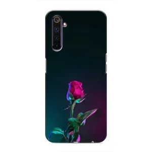 Чехлы с принтом Розочки для Realme 6 Pro (Ночная роза)