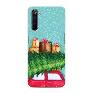 Чехол Новогодняя Елка на Realme 6 Pro (Новогодние подарки)