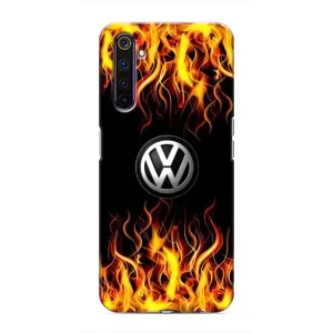 Чехол "Фольксваген" для Realme 6 Pro (Огненный Лого)