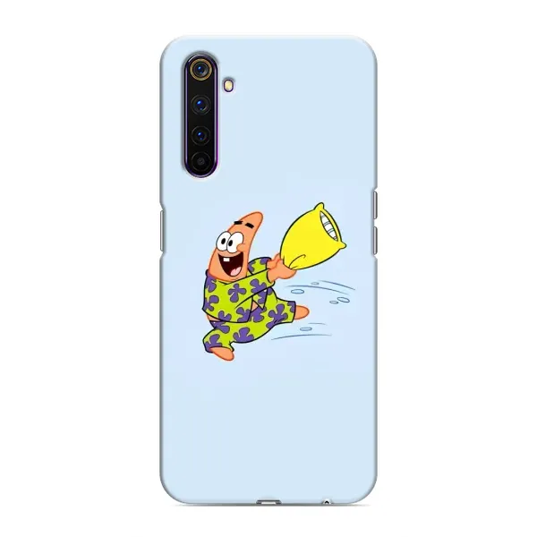 Чехол с рисунком «Патрик с подушкой» для Realme 6 Pro Чехол с рисунком «Патрик с подушкой» для Realme 6 Pro