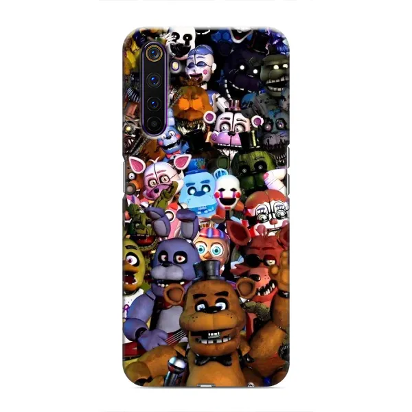 Чехол с рисунком «Персонажи Фредди» для Realme 6 Pro Чехол с рисунком «Персонажи Фредди» для Realme 6 Pro