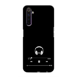 Чохол з картинками на чорному фоні для Realme 6 Pro (Плеєр)