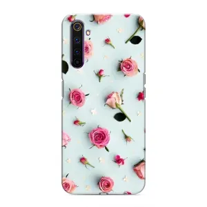 Чехлы с принтом Розочки для Realme 6 Pro (Разные цветы)