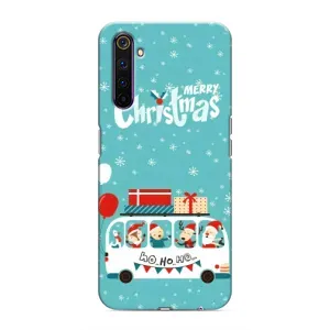 Силиконовый бампер на рождество для Realme 6 Pro (Рождественское настроение)