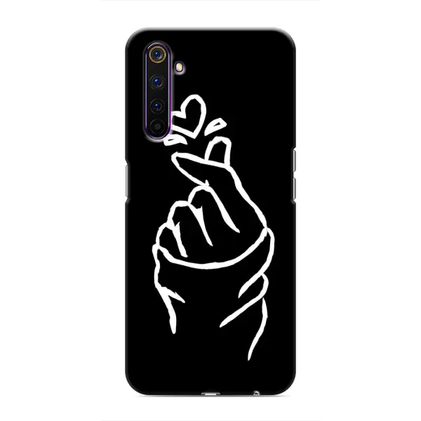 Чехол с рисунком «Сердце на черном» для Realme 6 Pro Чехол с рисунком «Сердце на черном» для Realme 6 Pro