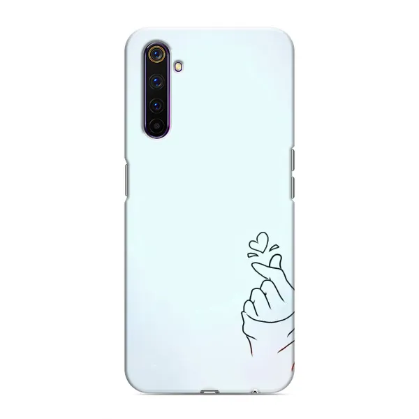 Чехол с рисунком «Сердце на голубом» для Realme 6 Pro Чехол с рисунком «Сердце на голубом» для Realme 6 Pro