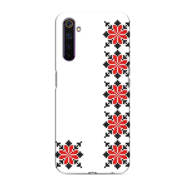 Чехол с рисунком «Силуэт вышиванки» для Realme 6 Pro Чехол с рисунком «Силуэт вышиванки» для Realme 6 Pro