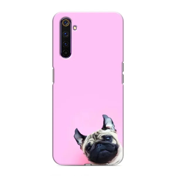Чехол с рисунком «Собака на розовом» для Realme 6 Pro Чехол с рисунком «Собака на розовом» для Realme 6 Pro