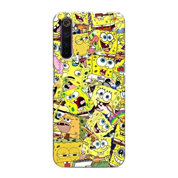 Чехол с рисунком «Спанч Боб Арт» для Realme 6 Pro Чехол с рисунком «Спанч Боб Арт» для Realme 6 Pro