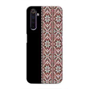 Силиконовый Чехол на Realme 6 Pro с картинкой Вышиванки (Стильная вишиванка)
