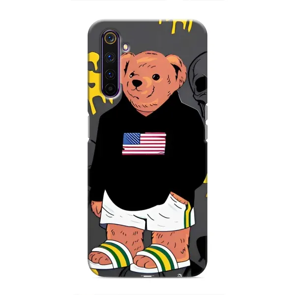 Чехол с рисунком «Teddy USA» для Realme 6 Pro Чехол с рисунком «Teddy USA» для Realme 6 Pro