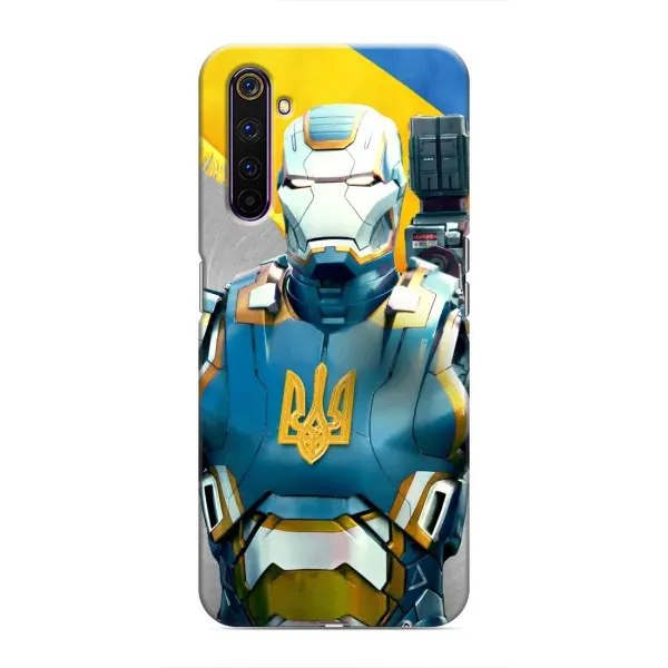 Чехол с рисунком «Украинский робокоп» для Realme 6 Pro Чехол с рисунком «Украинский робокоп» для Realme 6 Pro