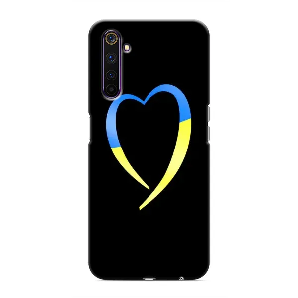 Чехол с рисунком «Украинское сердце» для Realme 6 Pro Чехол с рисунком «Украинское сердце» для Realme 6 Pro