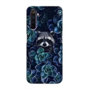 Силіконовий Чохол з Энотами  на Realme 6 Pro (В квітах)