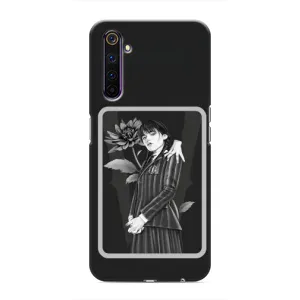 Чехлы с принтом Уэнсдей на Realme 6 Pro (Венсдей картина)
