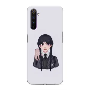 Чехлы с принтом Уэнсдей на Realme 6 Pro (Вещь Венсдей)
