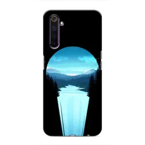 Літній Чохол на Realme 6 Pro (Синій Водоспад)