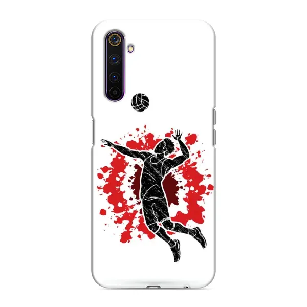 Чехол с рисунком «Волейболист» для Realme 6 Pro Чехол с рисунком «Волейболист» для Realme 6 Pro