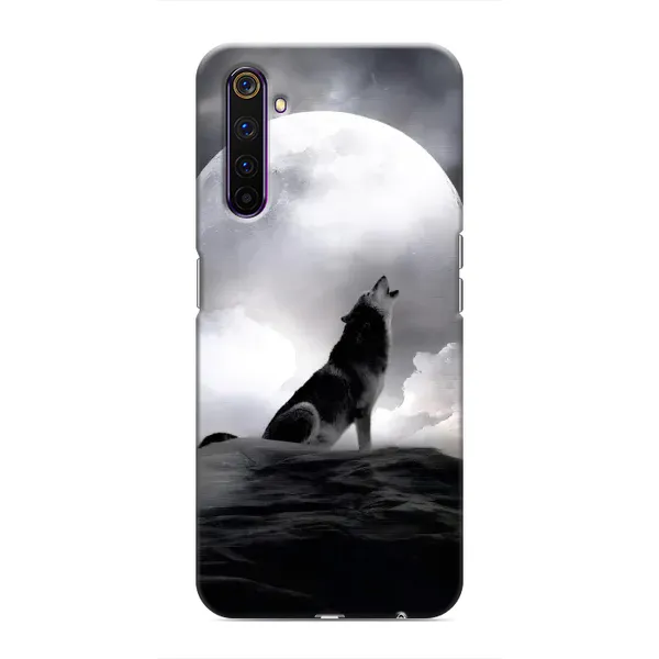 Чехол с рисунком «Волк и луна» для Realme 6 Pro Чехол с рисунком «Волк и луна» для Realme 6 Pro