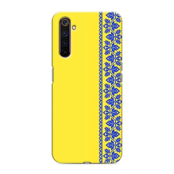 Чехол с рисунком «Вышиванка на желтом» для Realme 6 Pro Чехол с рисунком «Вышиванка на желтом» для Realme 6 Pro