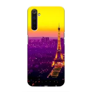 Чохол Ейфелева Вежа на Realme 6 Pro (Яскрава башня)