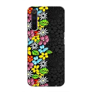 Чехол с Цветами для Realme 6 Pro (Яркие цветы)