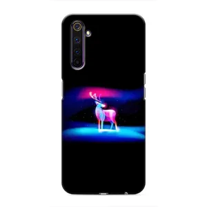 Силіконовий бампер з картинкою звірів для Realme 6 Pro (Яскравий олень)