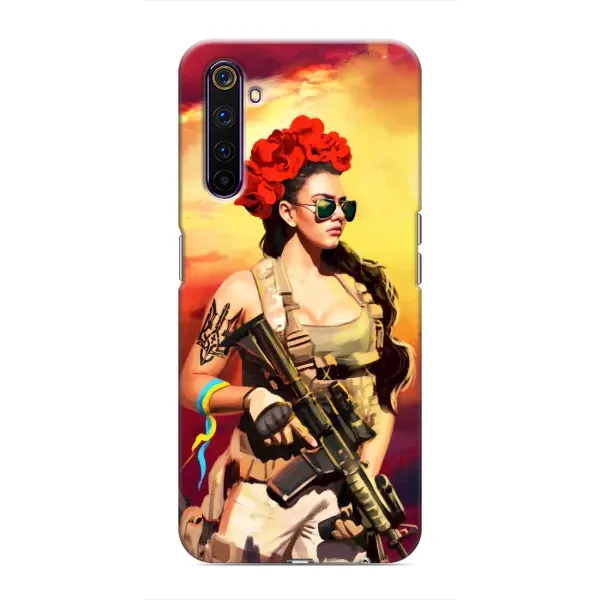Чехол с рисунком «Женщина солдат» для Realme 6 Pro Чехол с рисунком «Женщина солдат» для Realme 6 Pro