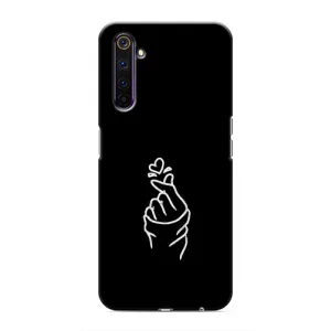 Чехлы (Знак сердечка) на Realme 6 Pro (Знак Сердечка)