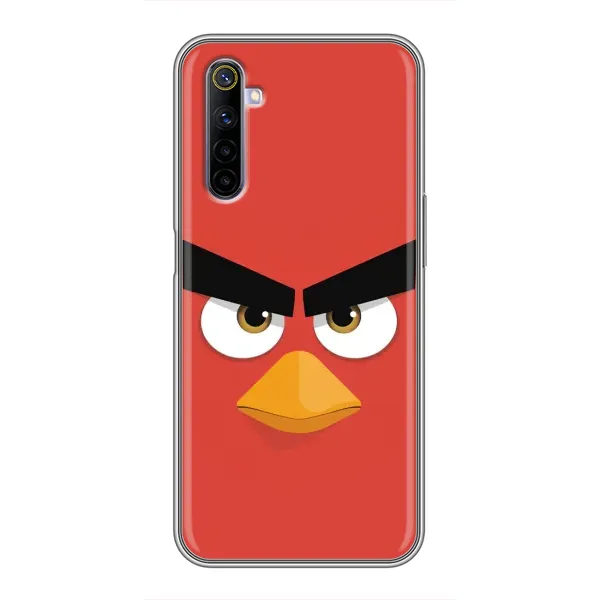 Чехол с рисунком «Angry Birds» для Realme 6 Чехол с рисунком «Angry Birds» для Realme 6