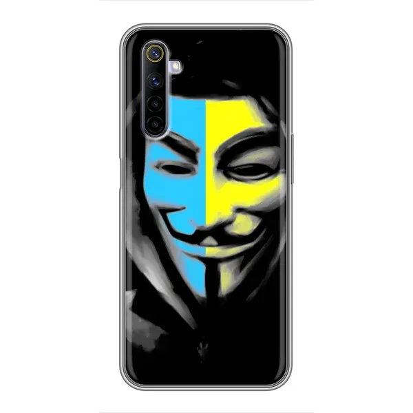 Чехол с рисунком «Анонимус патриот» для Realme 6 Чехол с рисунком «Анонимус патриот» для Realme 6