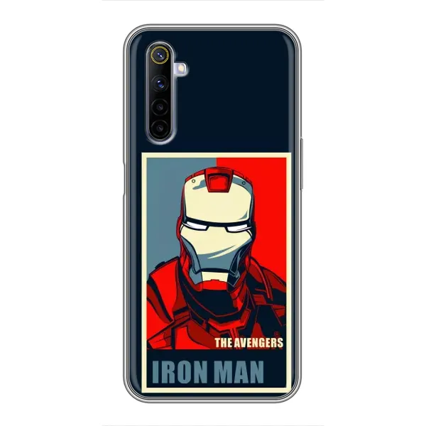Чехол с рисунком «Art Iron man» для Realme 6 Чехол с рисунком «Art Iron man» для Realme 6