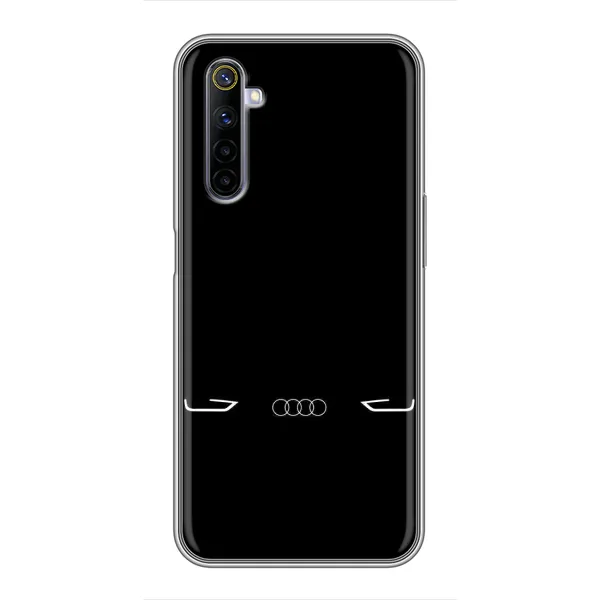 Чохол з малюнком «Сілует Audi» для Realme 6 Чохол з малюнком «Сілует Audi» для Realme 6