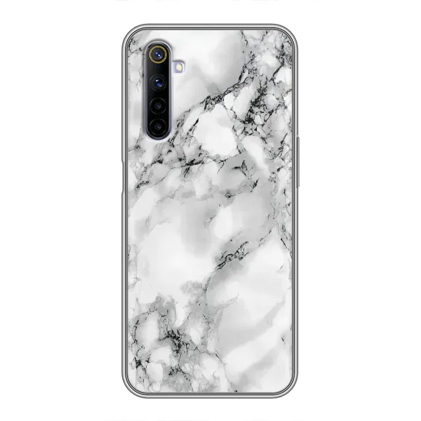 Чехол с рисунком «Белый мрамор» для Realme 6 Чехол с рисунком «Белый мрамор» для Realme 6