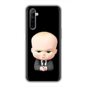 Мультяшный принт на Чехол для Реалми 6 (Бос)