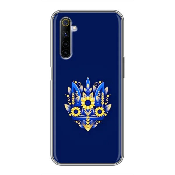 Чехол с рисунком «Цветущий Герб» для Realme 6
