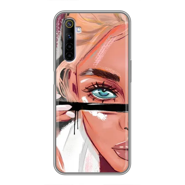 Чехол с рисунком «Девушка и ресницы» для Realme 6 Чехол с рисунком «Девушка и ресницы» для Realme 6