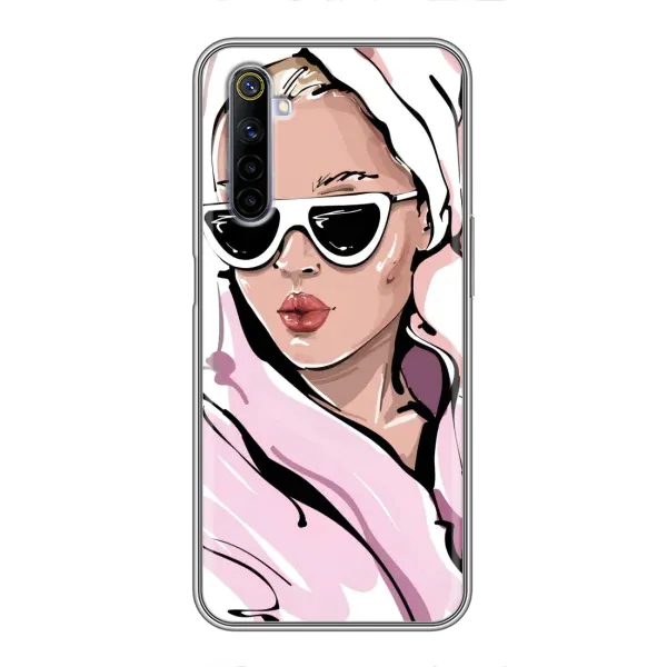 Чехол с рисунком «Девушка в халате» для Realme 6 Чехол с рисунком «Девушка в халате» для Realme 6