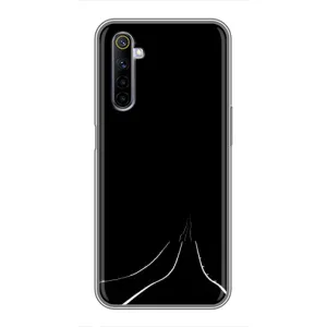 Чохол з картинками на чорному фоні для Realme 6 (Дорога)