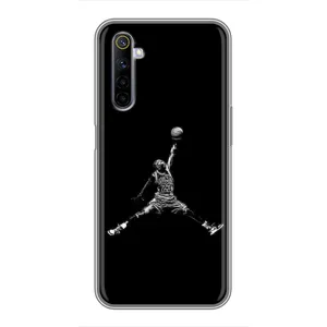 Силіконовый Чохол Nike Air Jordan на Реалмі 6 (Джордан)