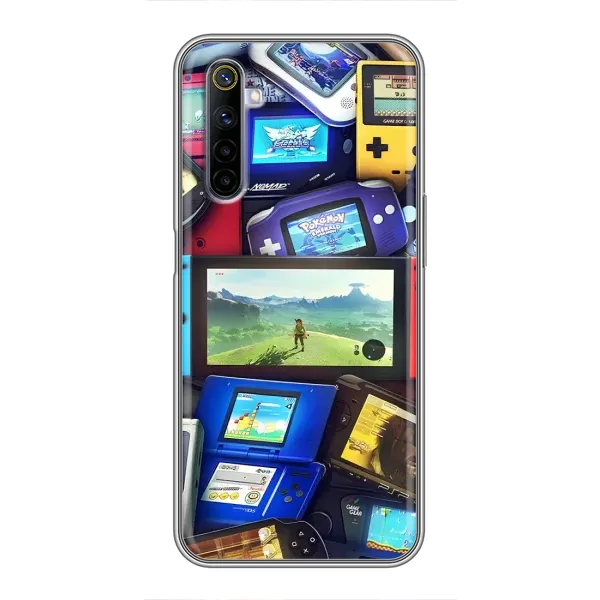Чехол с рисунком «Джойстики» для Realme 6 Чехол с рисунком «Джойстики» для Realme 6