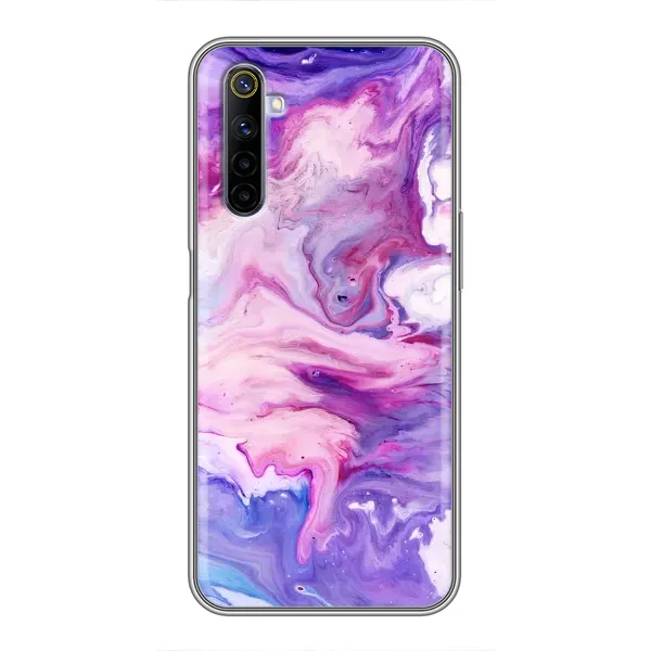 Чехол с рисунком «Фиолетовый мрамор» для Realme 6 Чехол с рисунком «Фиолетовый мрамор» для Realme 6